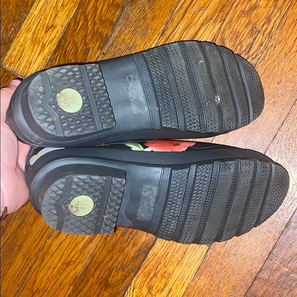 Hunter Royal Horticultural black rubber shoes sz 9 - Picture 6 of 7